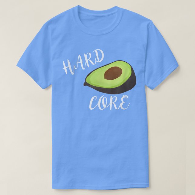 Hardcore Avocado Funny T  T-Shirt (Design Front)