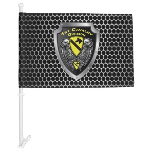 Hardcore Cavalry Division Veteran Car Flag
