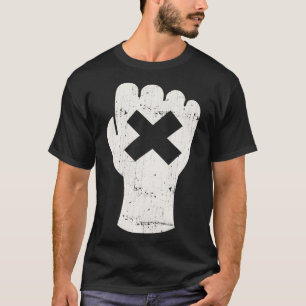 Hardcore Fist NYHC 80's Punk s & Straight Edge Clo T-Shirt