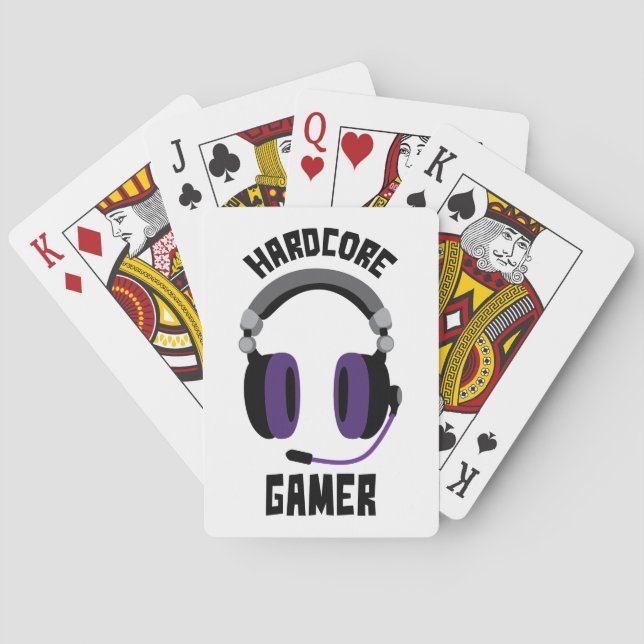 Hardcore Gamer Poker Cards (Back)
