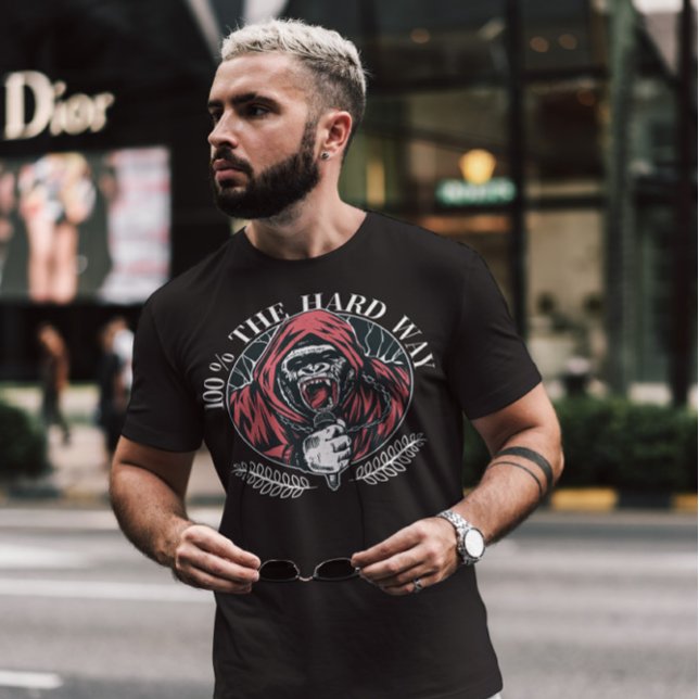 Hardcore Music Gorilla  T-Shirt (Creator Uploaded)