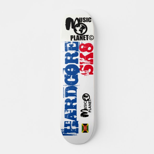 HARDCORE SK8 Skateboard, 7¾" Deck (Front)