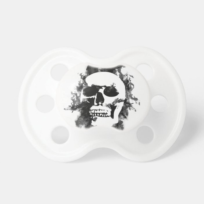 skull pacifier