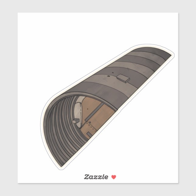 Hardened Shelter for Aircraft Sticker (Sheet)