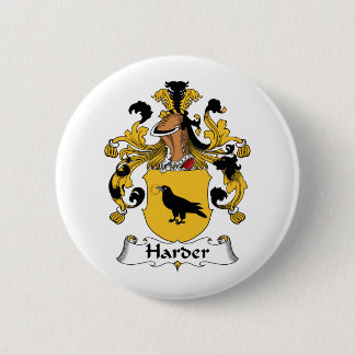 Harder Family Crest Pinback Button