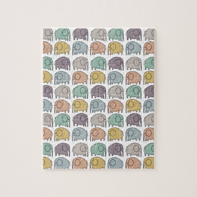 Hardest elephant puzzle in the world (Vertical)