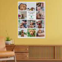 Hardest Goodbye | Pet Memorial 11 Photo Collage