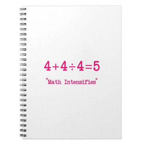 Hardest Math Problem in the World Funny Equation Notebook