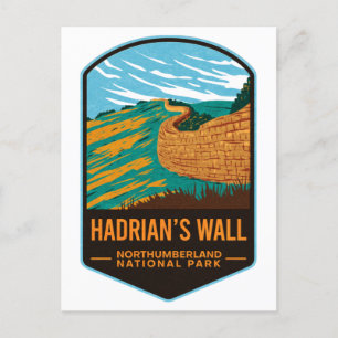 Hardians Wall Northumberland National Park Postcard