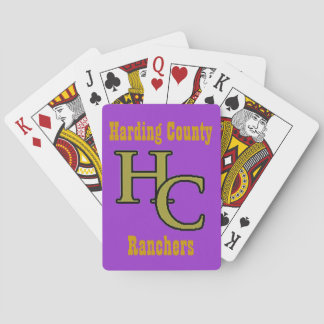 Harding County Ranchers Poker Cards