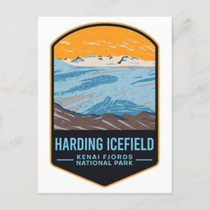 Harding Icefields Kenai Fjords National Park Postcard