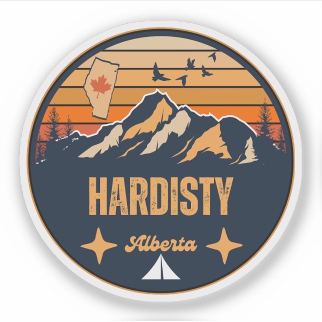 Hardisty, Alberta Sticker (Front)