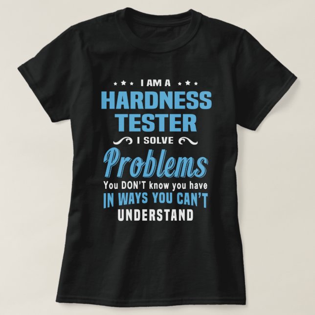 Hardness Tester T-Shirt (Design Front)