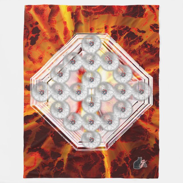 HardRock Vertical Fleece Blanket (Front)