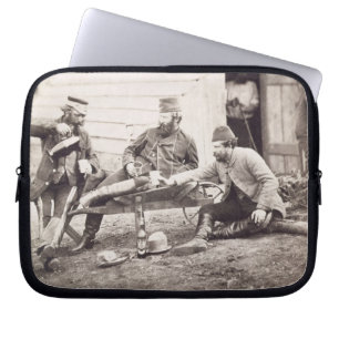Hardships in the Camp (Colonel Lowe and Captains B Laptop Sleeve