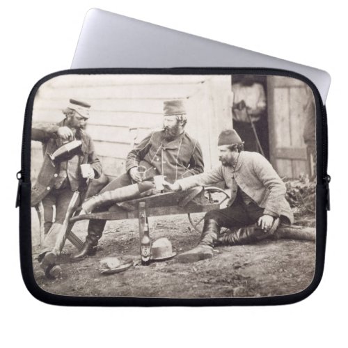 Hardships in the Camp Colonel Lowe and Captains B Laptop Sleeve