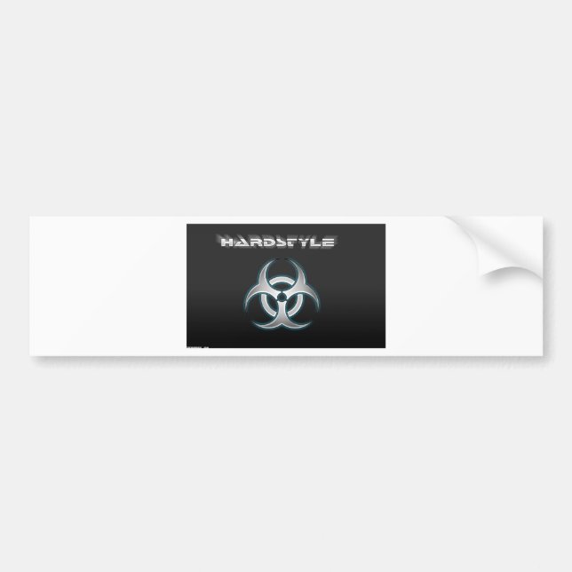 Hardstyle Bumper Sticker (Front)