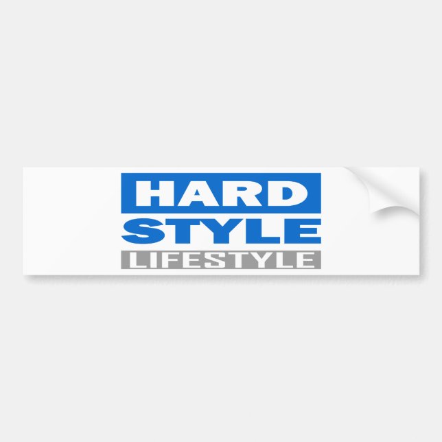Hardstyle Lifestyle design Bumper Sticker (Front)