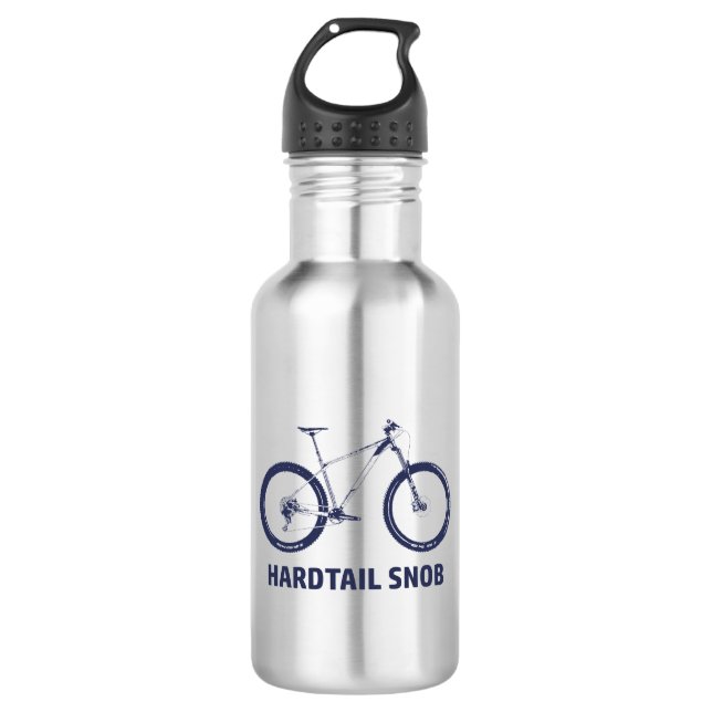Hardtail Snob Stainless Steel Water Bottle (Front)