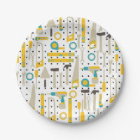 Hardware and Construction Tools Paper Plates