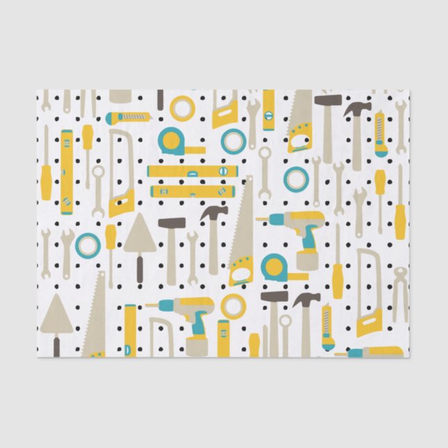 Hardware and Construction Tools Tissue Paper (Front)