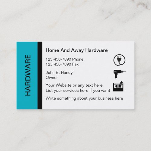 Hardware Business Cards