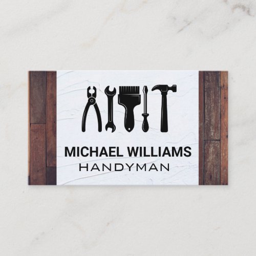 Hardware Carpentry Hand Tools  Wood Spackle Business Card
