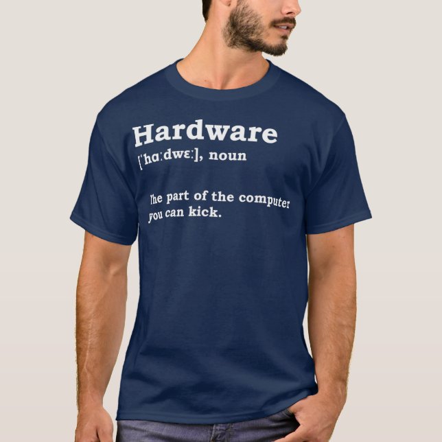 Hardware Computer Science Programmer Coding Nerd T-Shirt (Front)