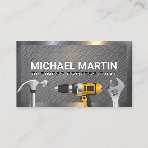 Hardware Hand Tools  Steel Patterned Metal Business Card