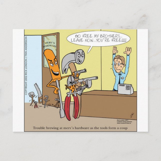 Hardware Store Liberation Funny Gifts Tees Cards (Front)