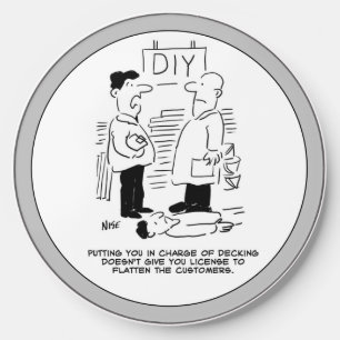 Hardware Store Manager Retail Humor Art Wireless Charger