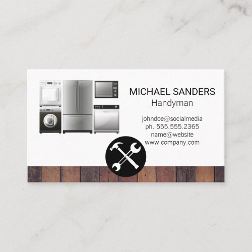 Hardware Tools  Appliances Business Card