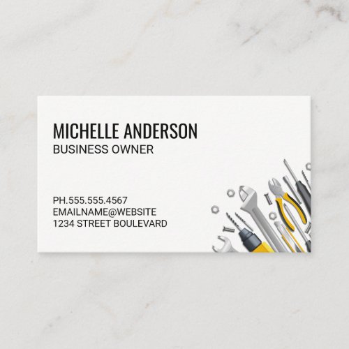 Hardware Tools Business Card