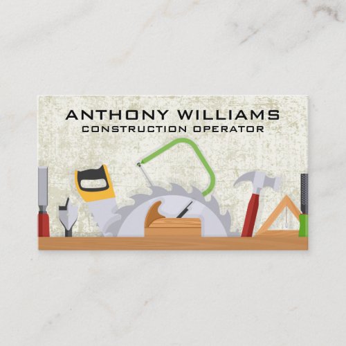 Hardware Tools  Carpentry  Builder Business Card