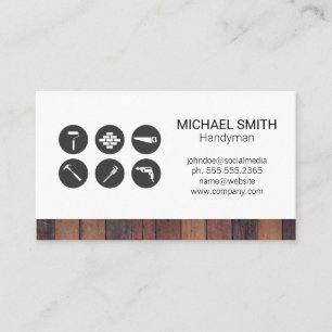 Hardware Tools   Construction Builder Business Card