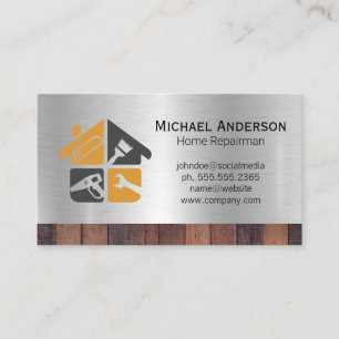 Hardware Tools   Construction Renovations  Business Card