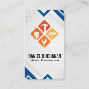 Hardware Tools General Contractor Business Card