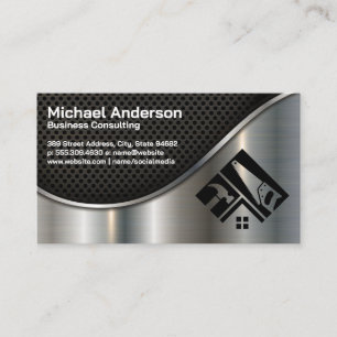 Hardware Tools   Metallic Business Card