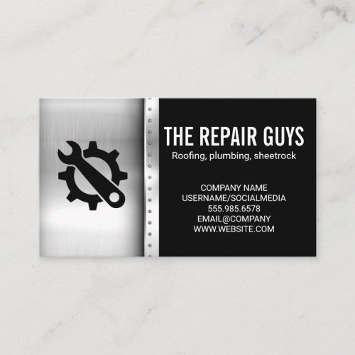 Hardware Tools  Metallic Rivets Business Card