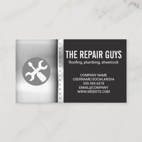 Hardware Tools  Wrench Screwdriver  Business Card