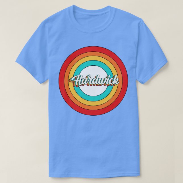 Hardwick Name Shirt Vintage Hardwick Circle (Design Front)