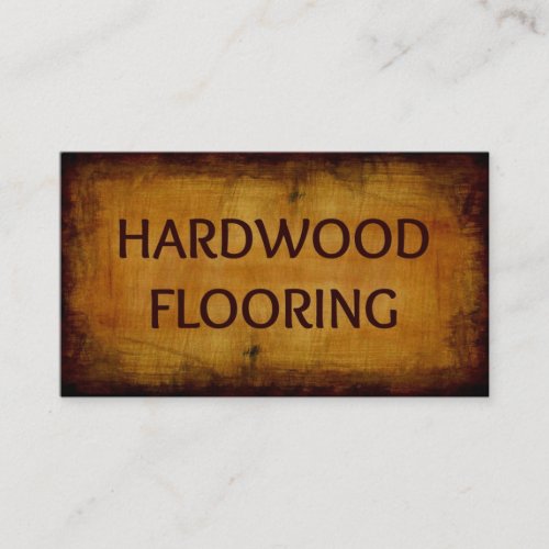 Hardwood Flooring Antique Wood Business Card