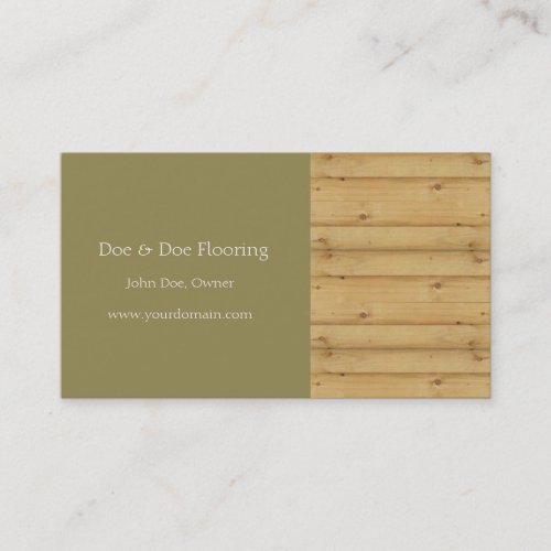 Hardwood Flooring/Flooring Contractor/Wood Floor Business Card Templates