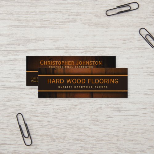 Hardwood Wooden Floors Flooring Wood Card Template