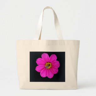 hardworking bee large tote bag