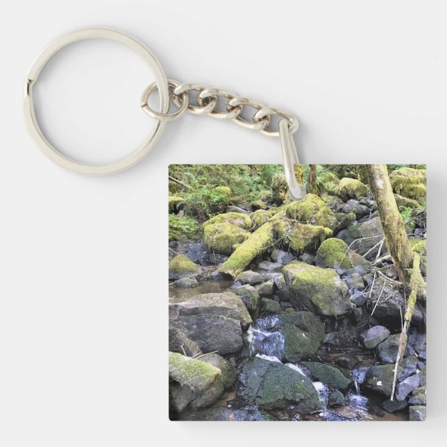 Hardy Creek, Molalla, Oregon Keychain (Front)