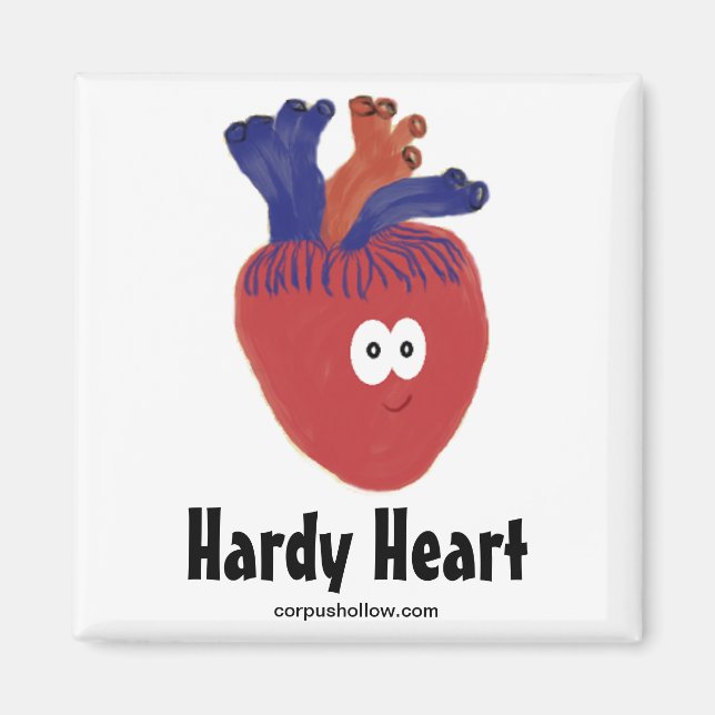 Hardy Heart Magnet (Front)