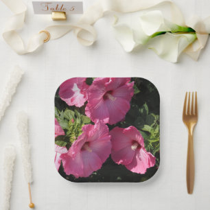 Hardy Hibiscus Paper Plates