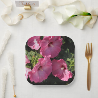 Hardy Hibiscus Paper Plates