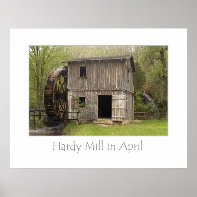 Hardy Mill in April Poster (Front)